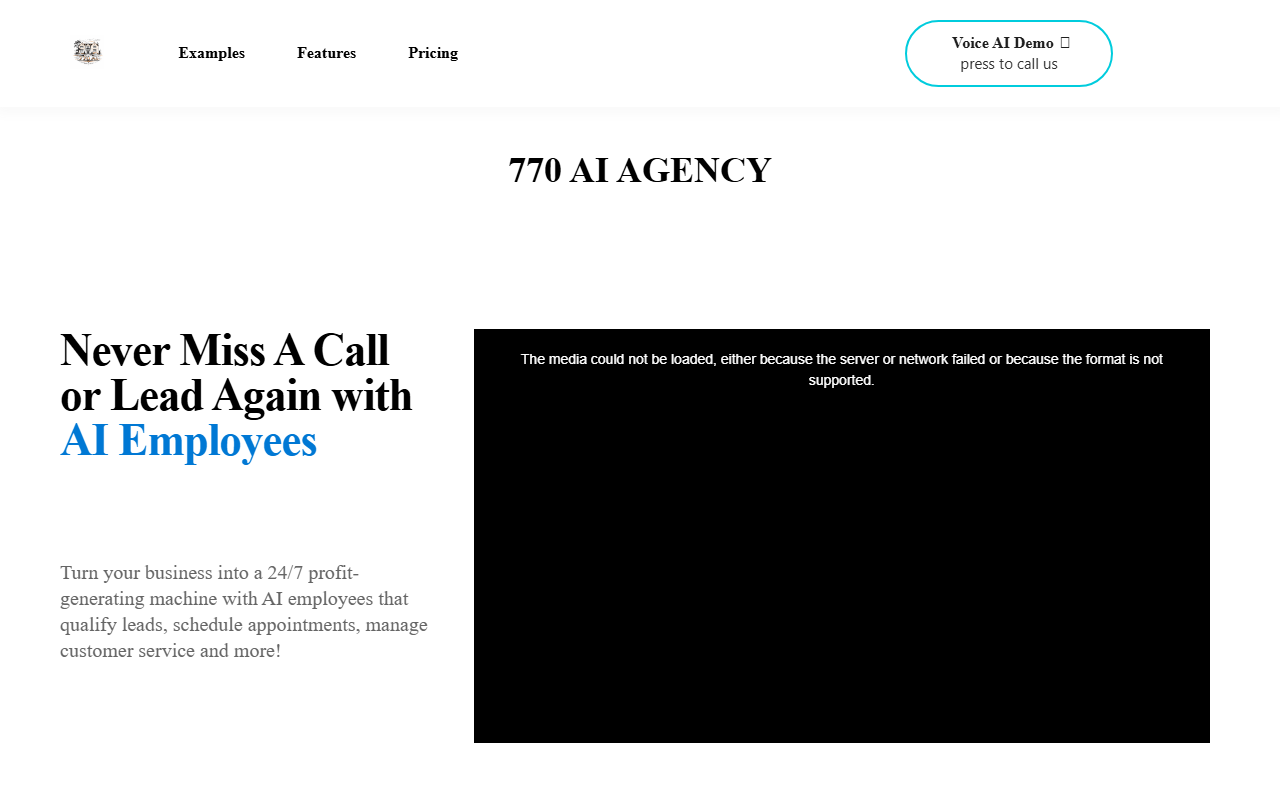 770aiagency.com screenshot