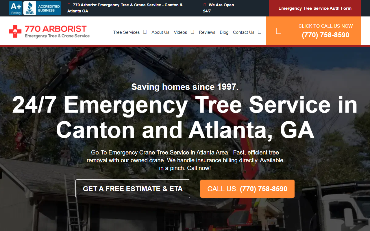 770arborist.com screenshot