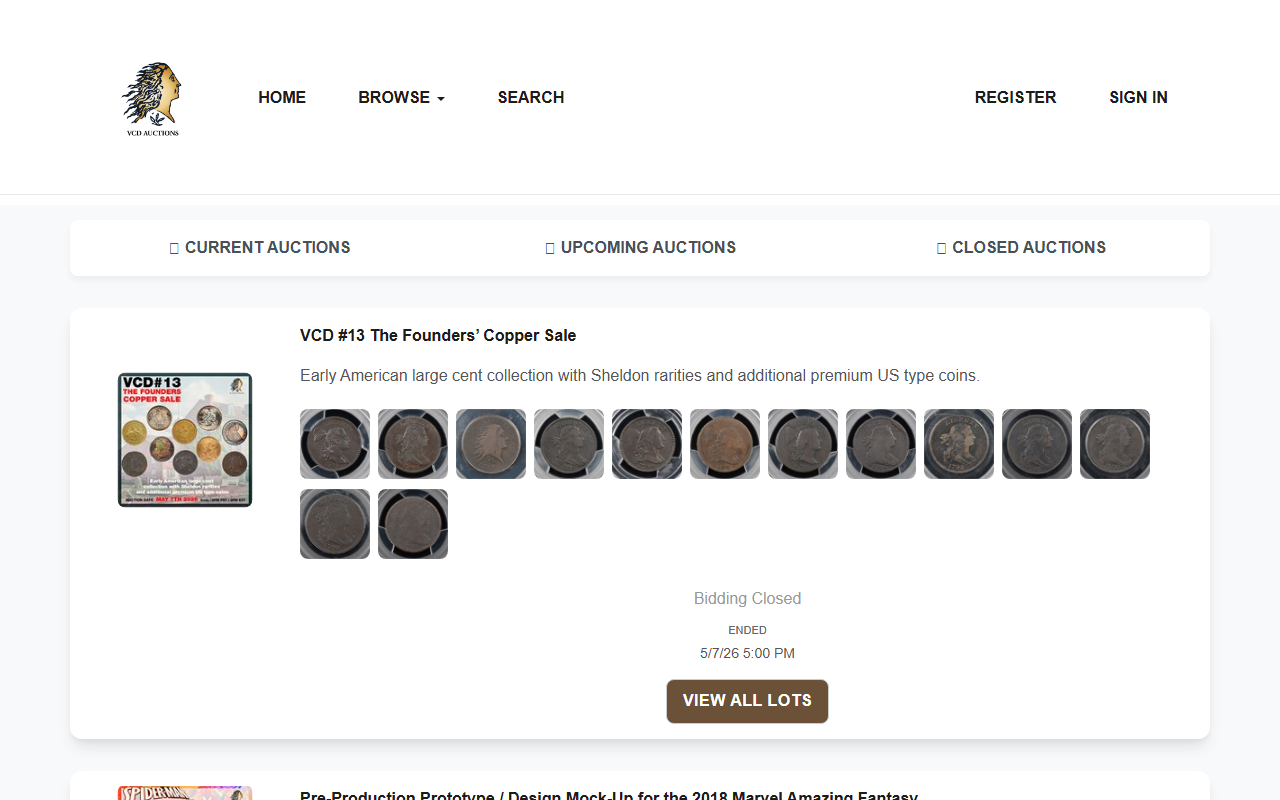 770auctions.com screenshot