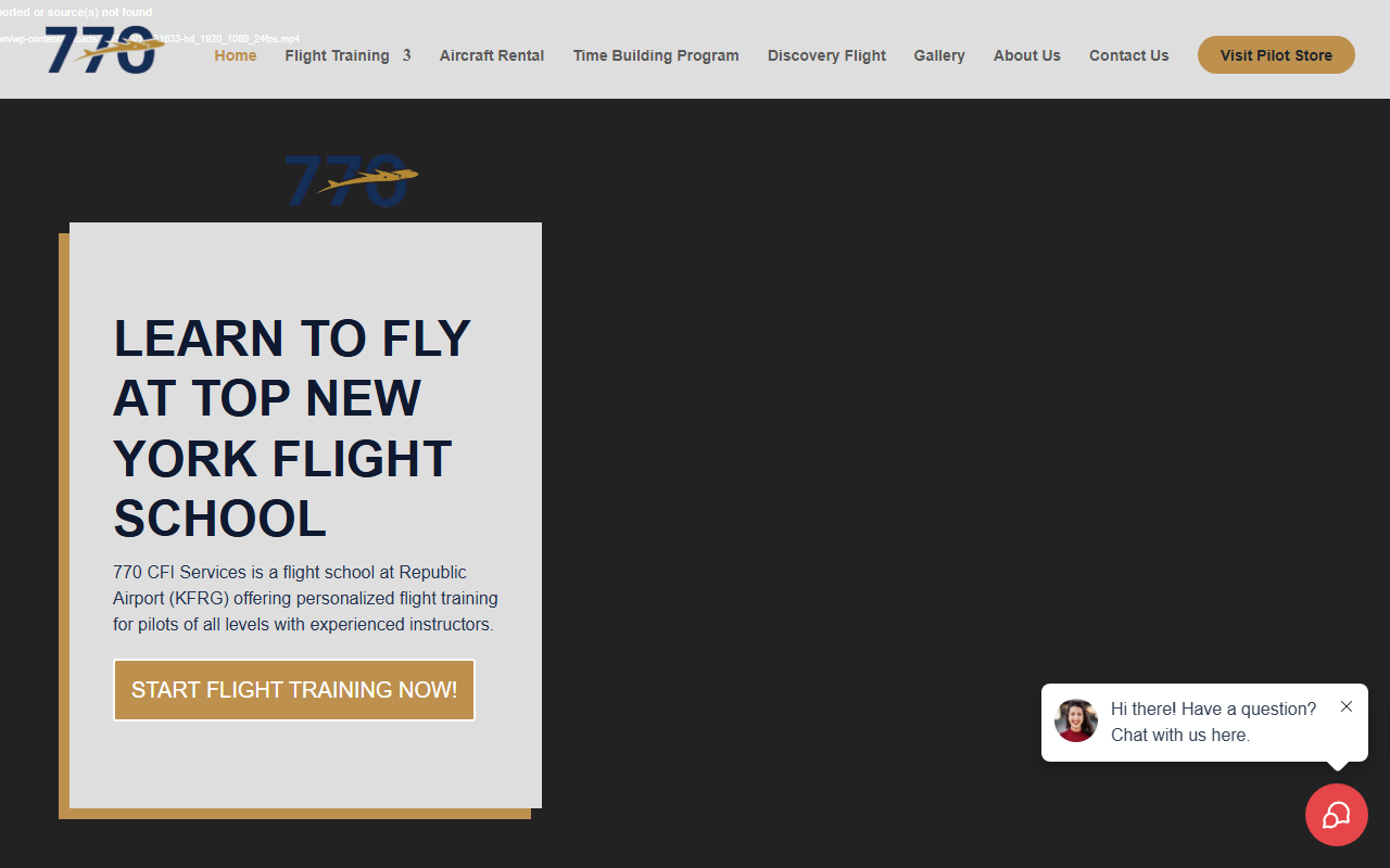 770flyingclub.com screenshot