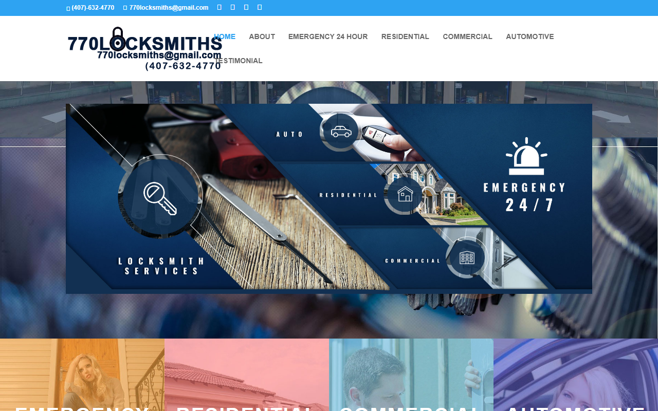 770locksmiths.com screenshot