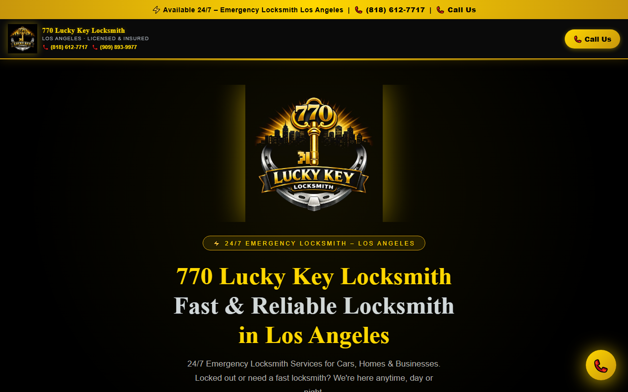 770luckykey.com screenshot
