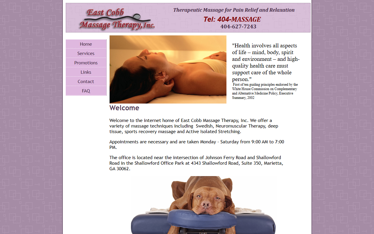 770massage.com screenshot