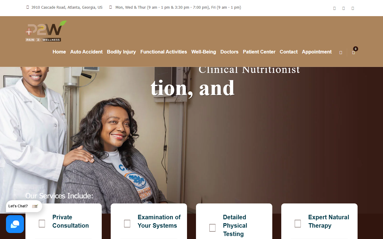 770neckpain.com screenshot