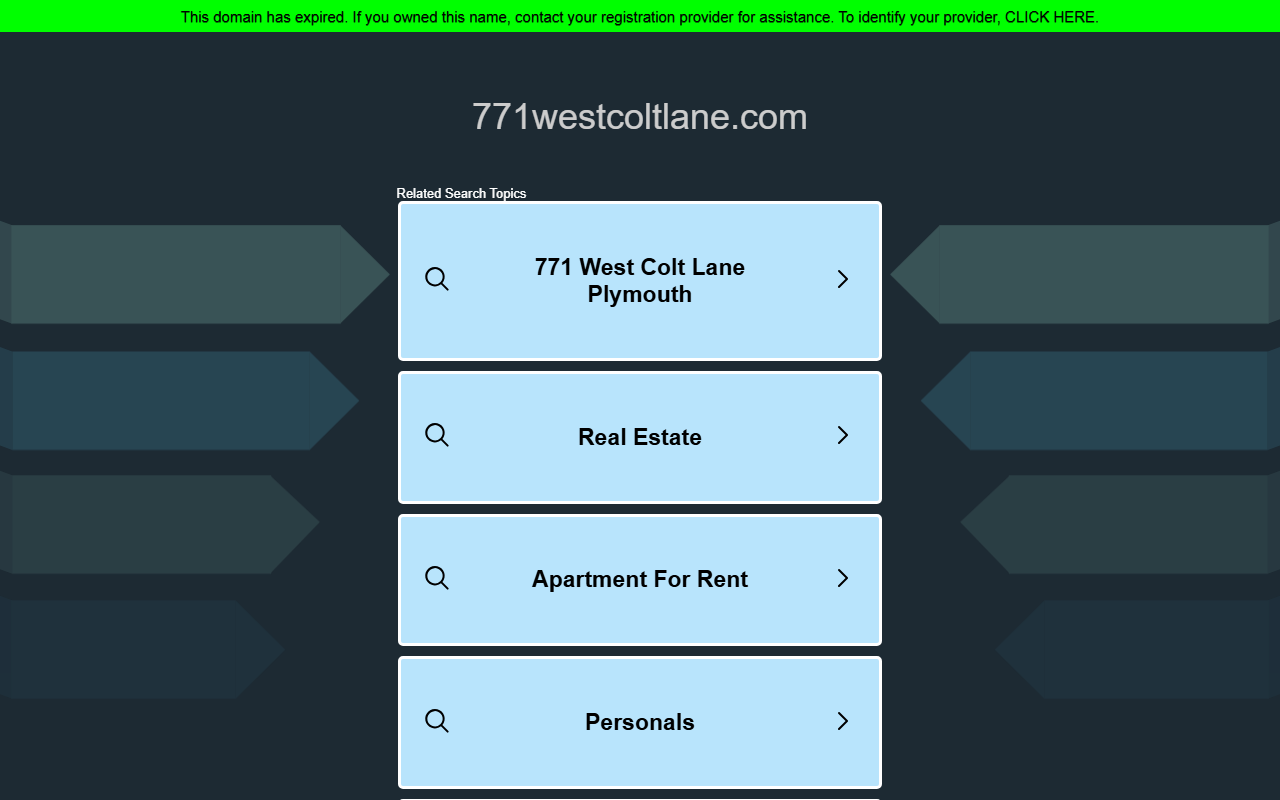 771westcoltlane.com screenshot