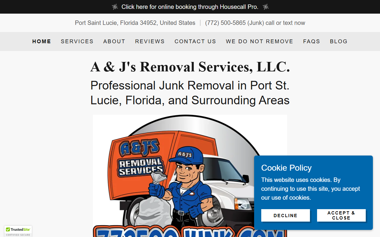 772500junk.com screenshot
