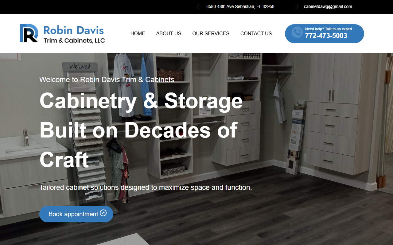 772cabinets.com screenshot
