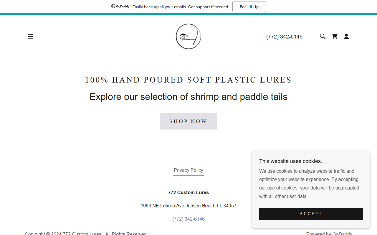 772customlures.com screenshot