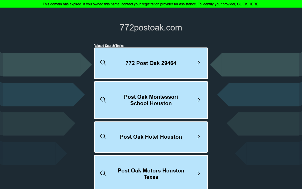 772postoak.com screenshot