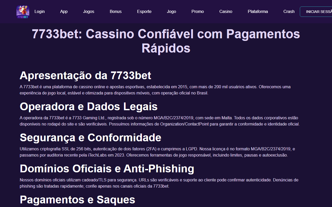7733betgame.com screenshot