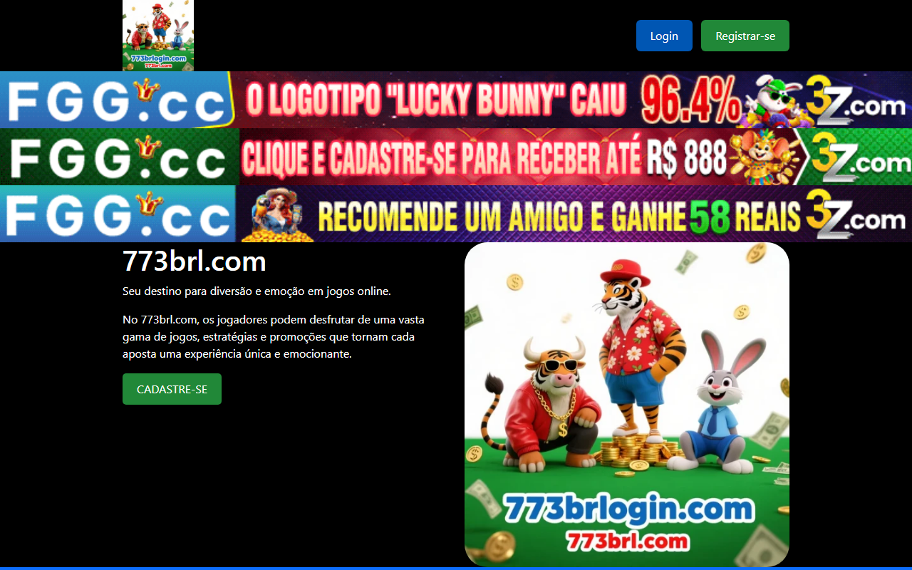 773brlogin.com screenshot
