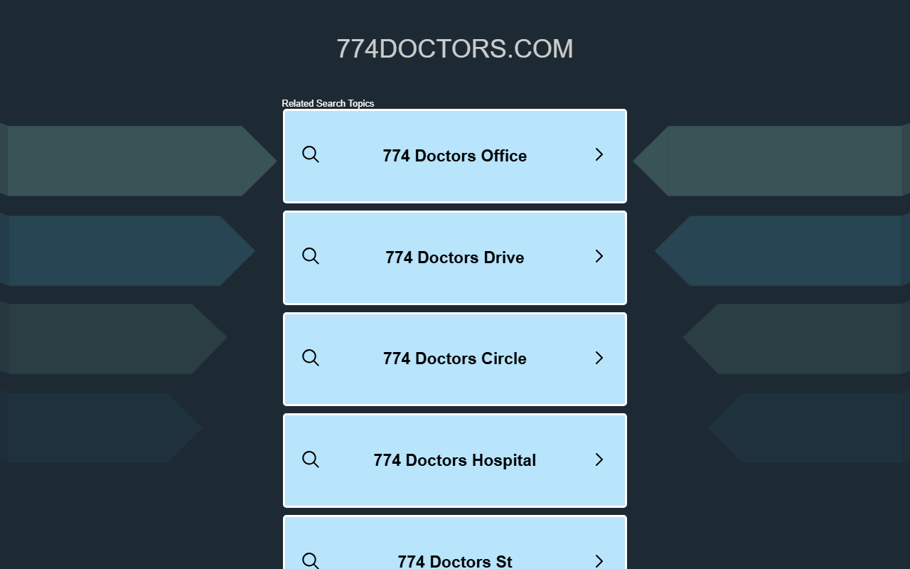 774doctors.com screenshot
