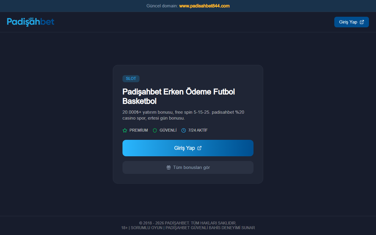 774padisahbet.com screenshot