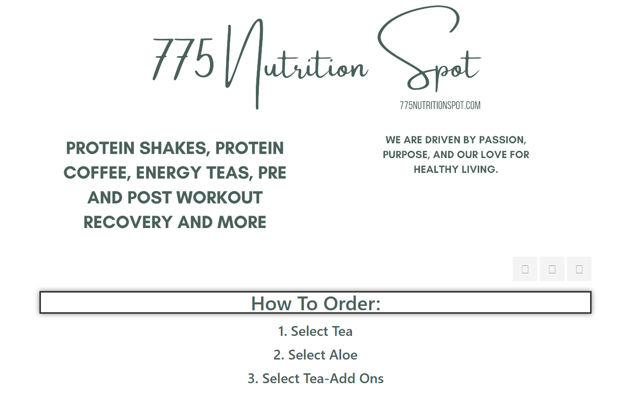 775nutritionspot.com screenshot