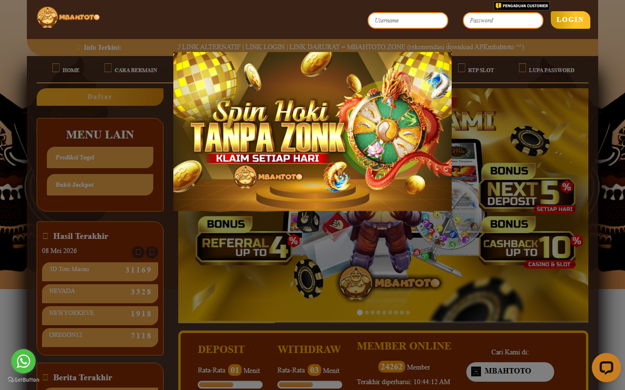778mbahtoto.com screenshot