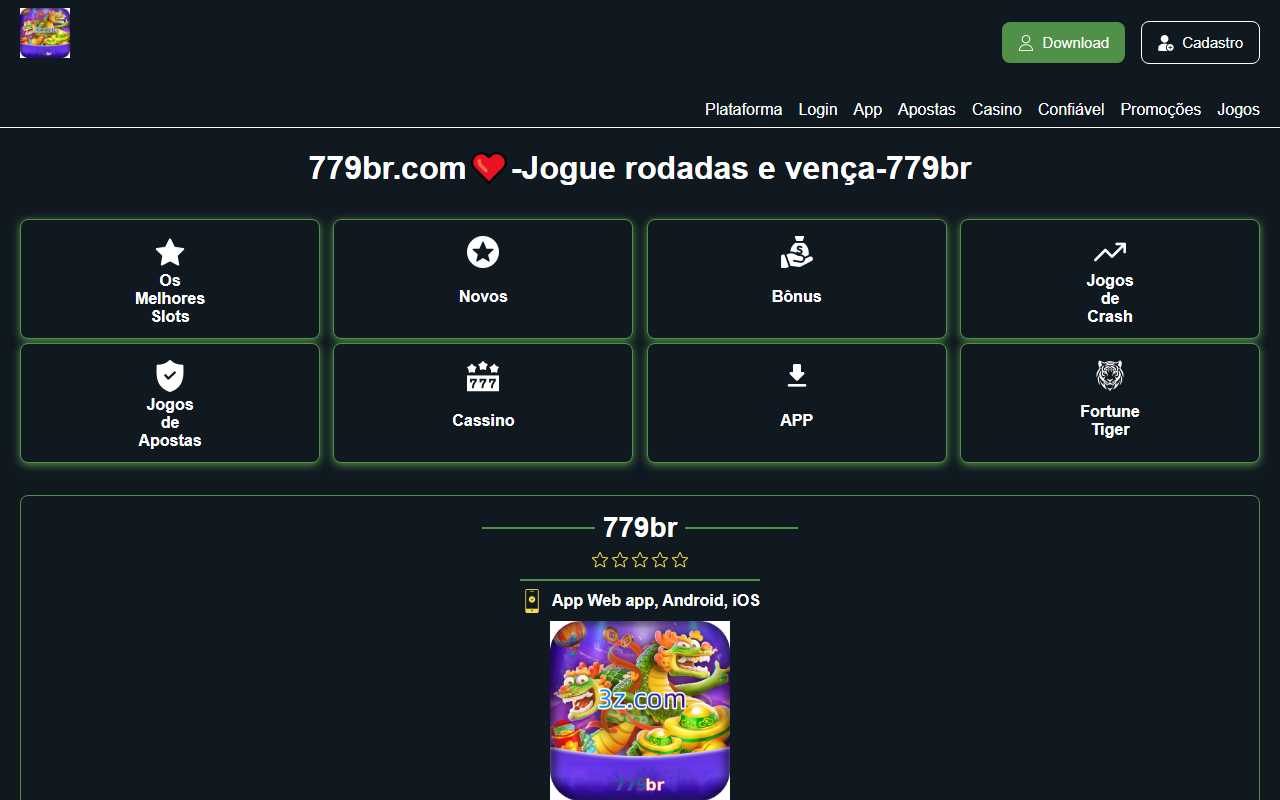 779br-login.com screenshot