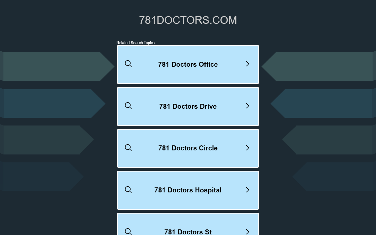 781doctors.com screenshot