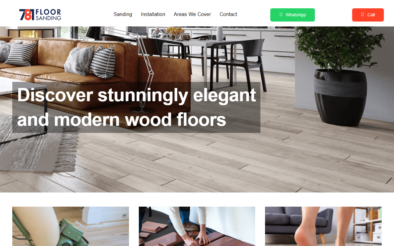 781floorsanding.com screenshot