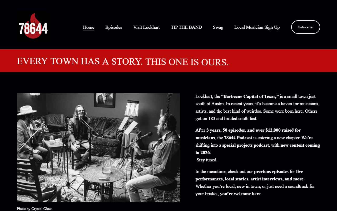 78644podcast.com screenshot