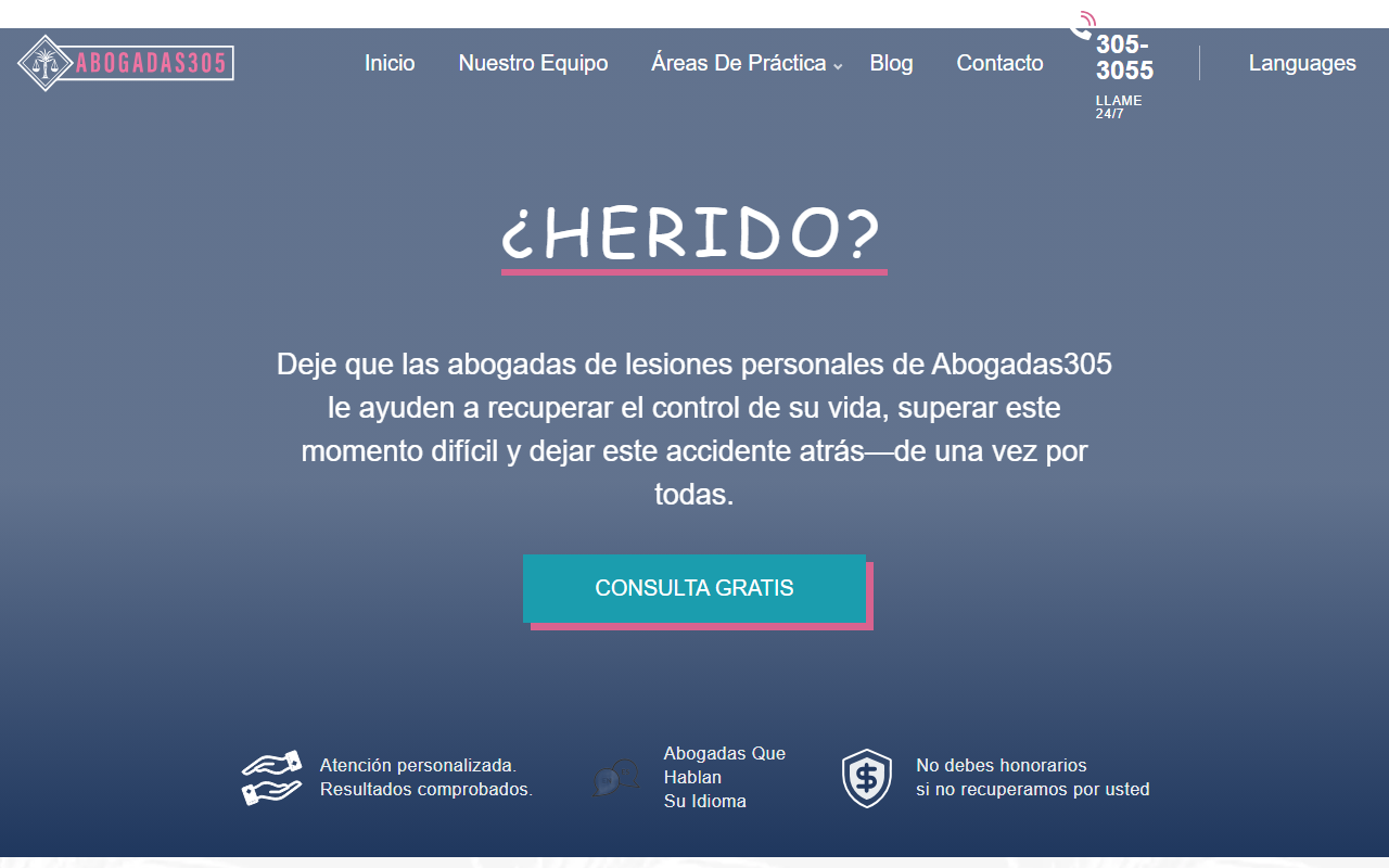 786abogadas.com screenshot