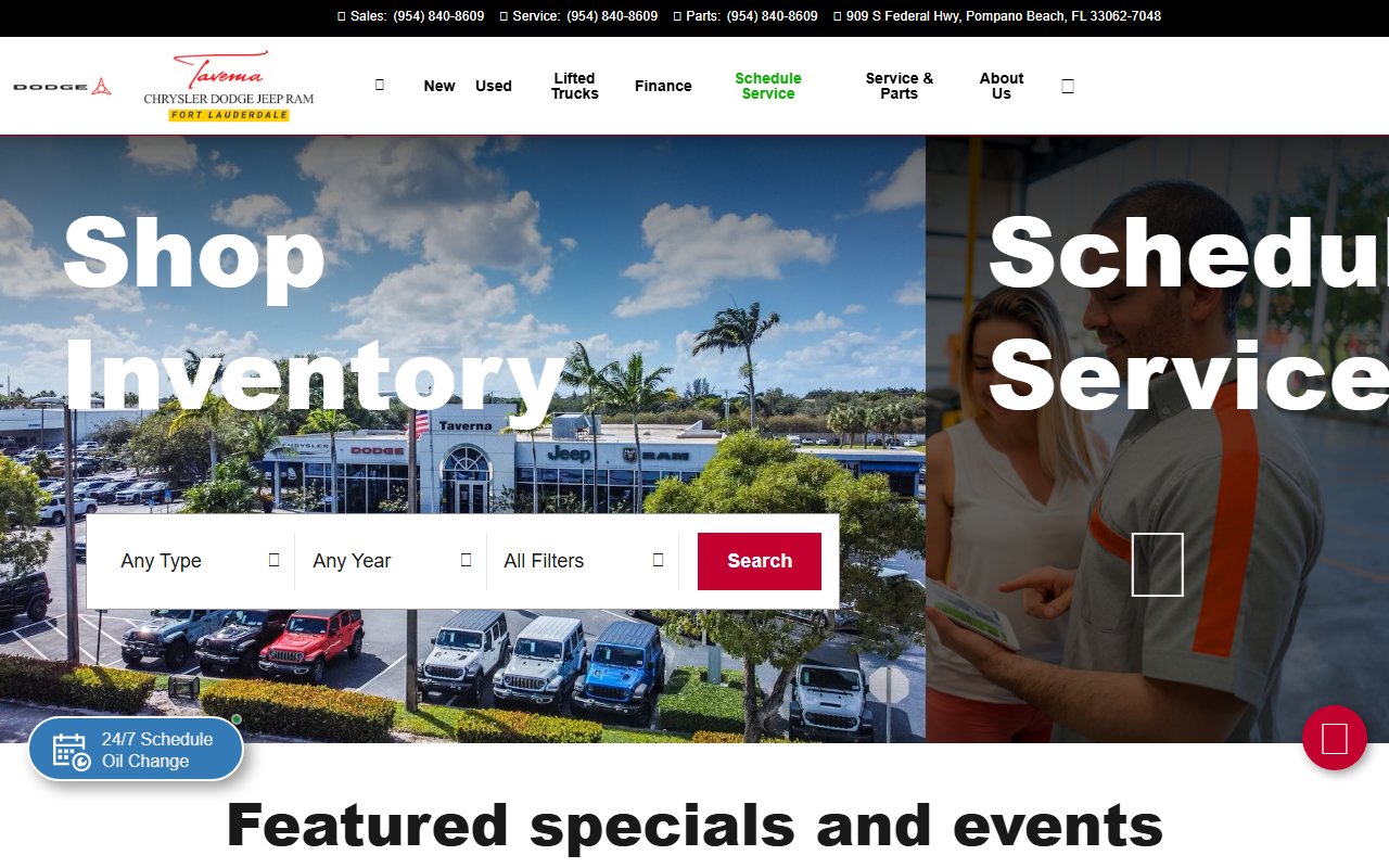 786chrysler.com screenshot