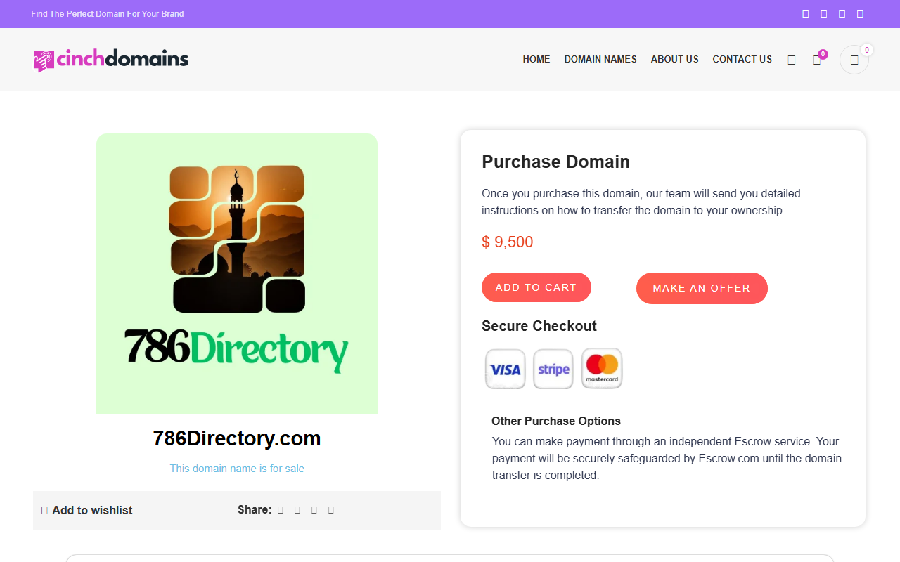 786directory.com screenshot