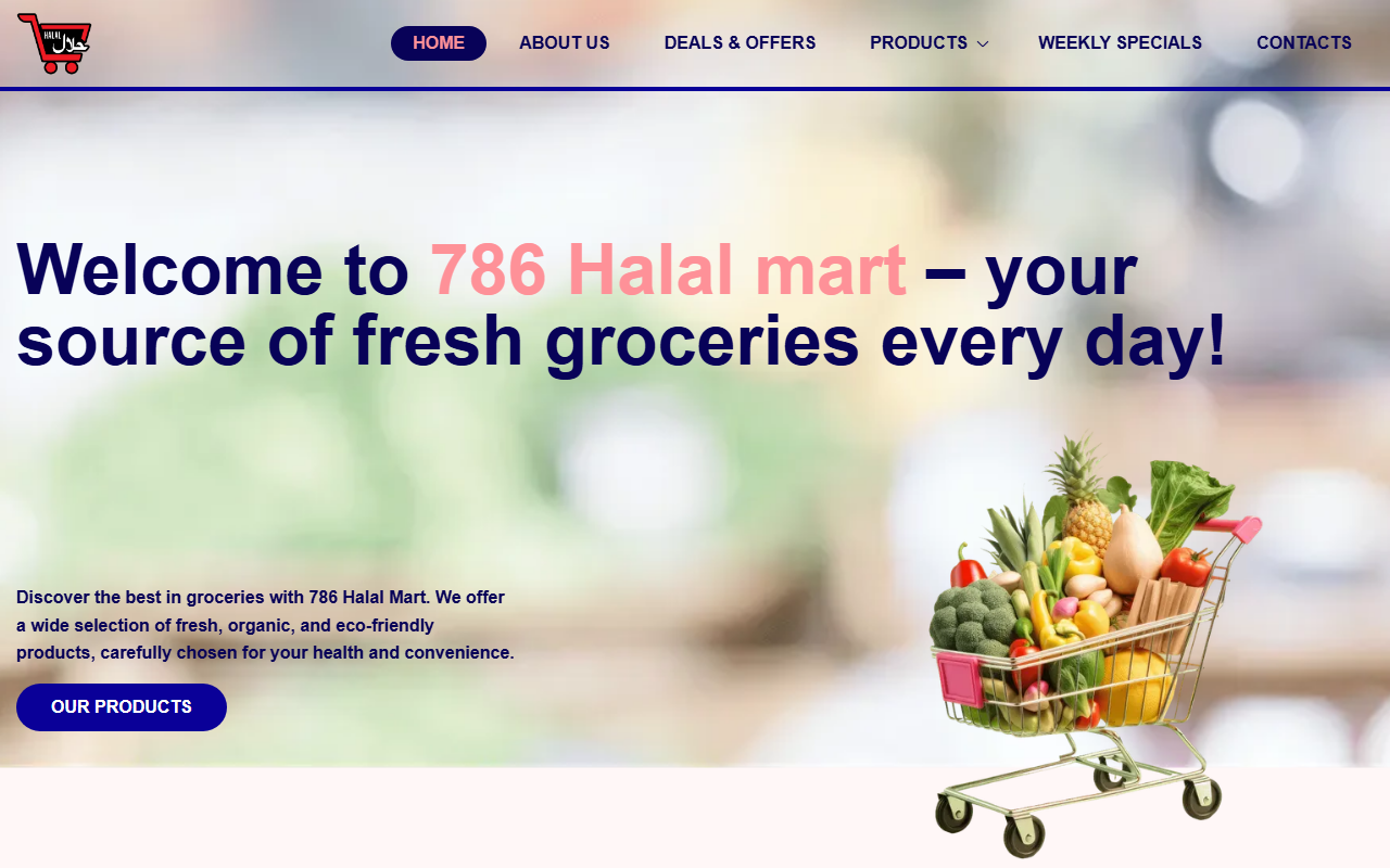 786halalmart.com screenshot