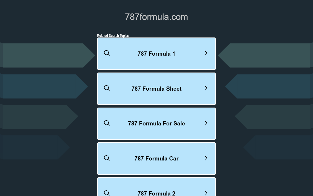 787formula.com screenshot