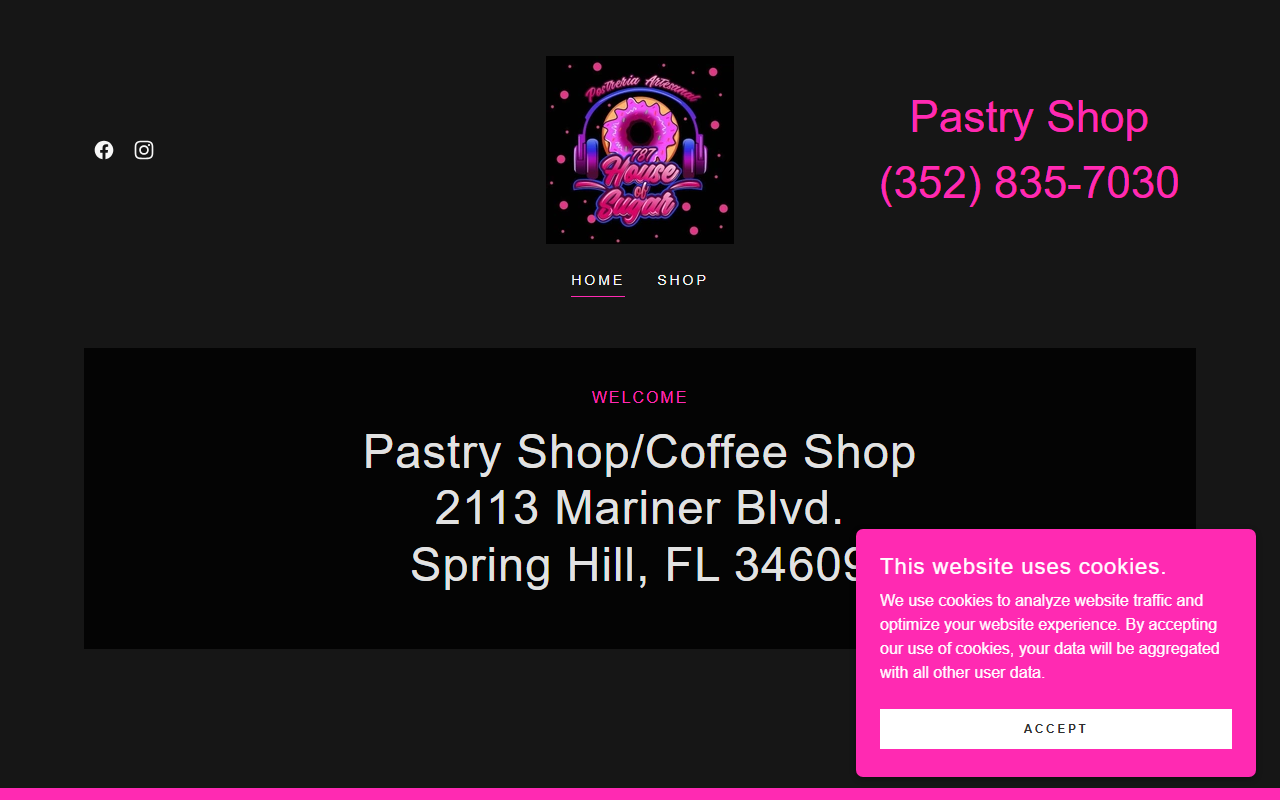 787houseofsugars.com screenshot