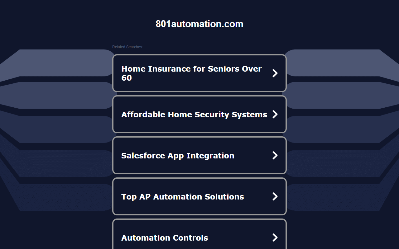 801automation.com screenshot