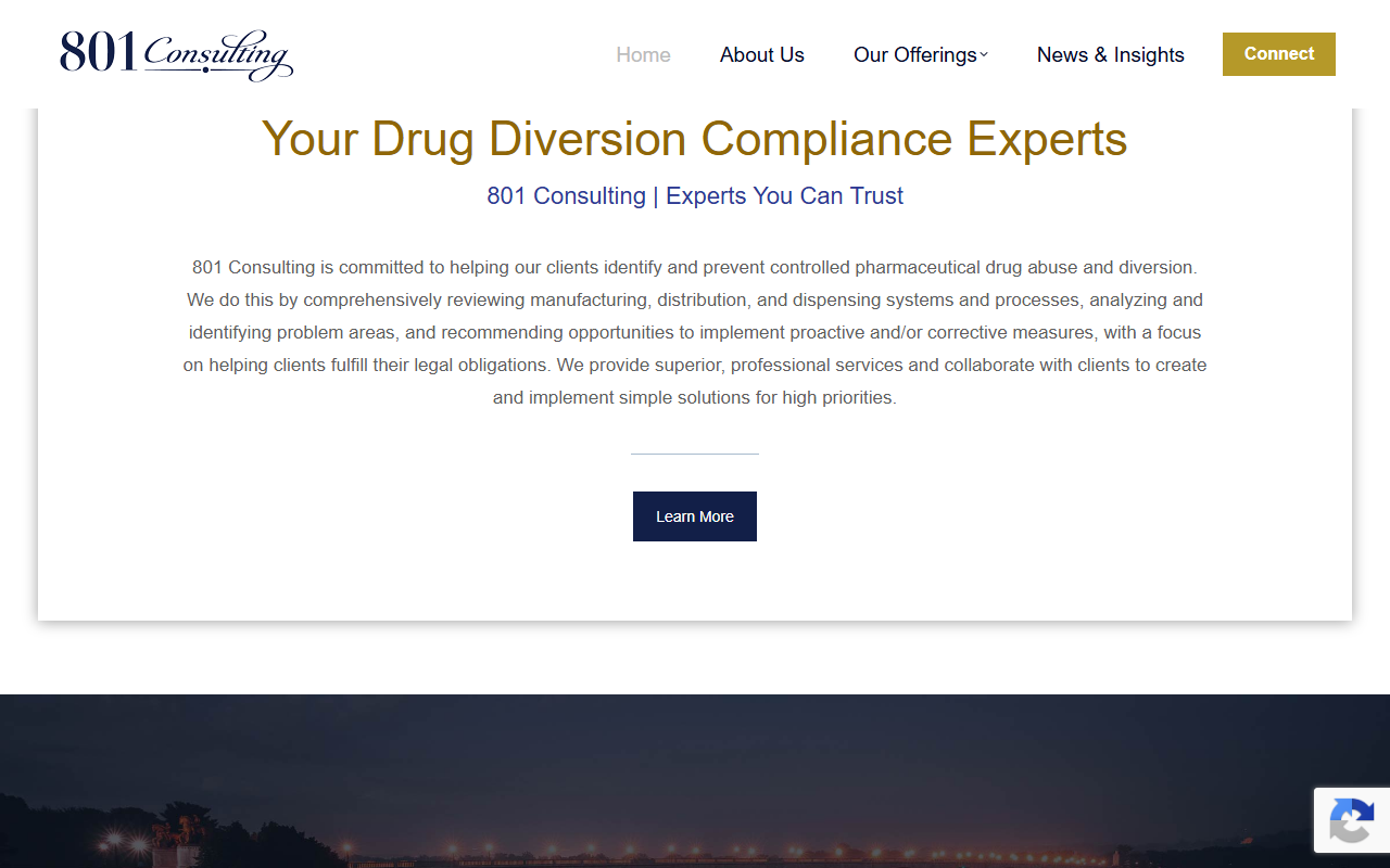 801consulting.com screenshot