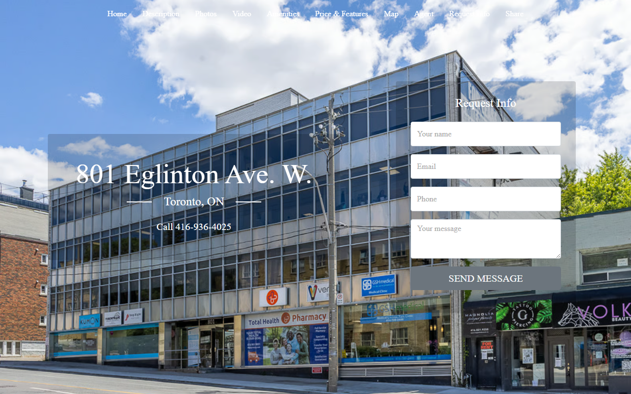 801eglinton.com screenshot
