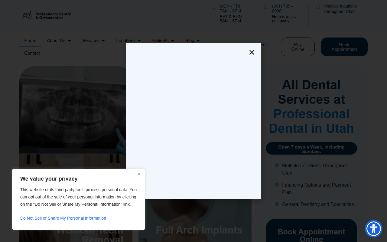 801godental.com screenshot