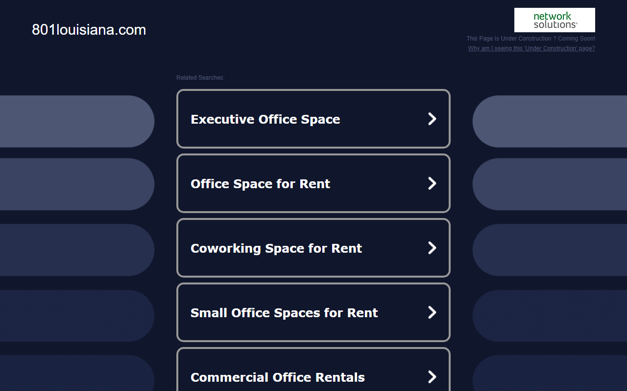 801louisiana.com screenshot