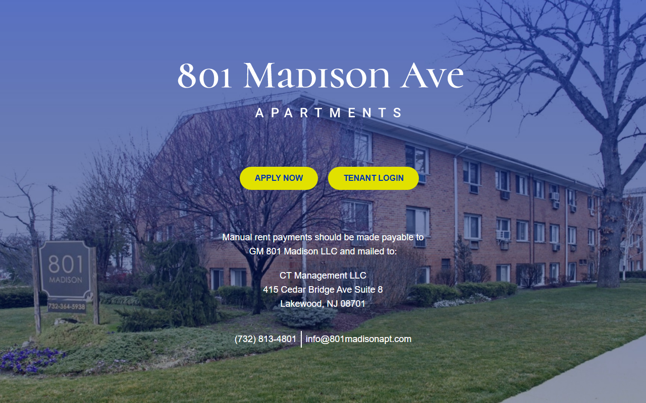 801madisonapt.com screenshot