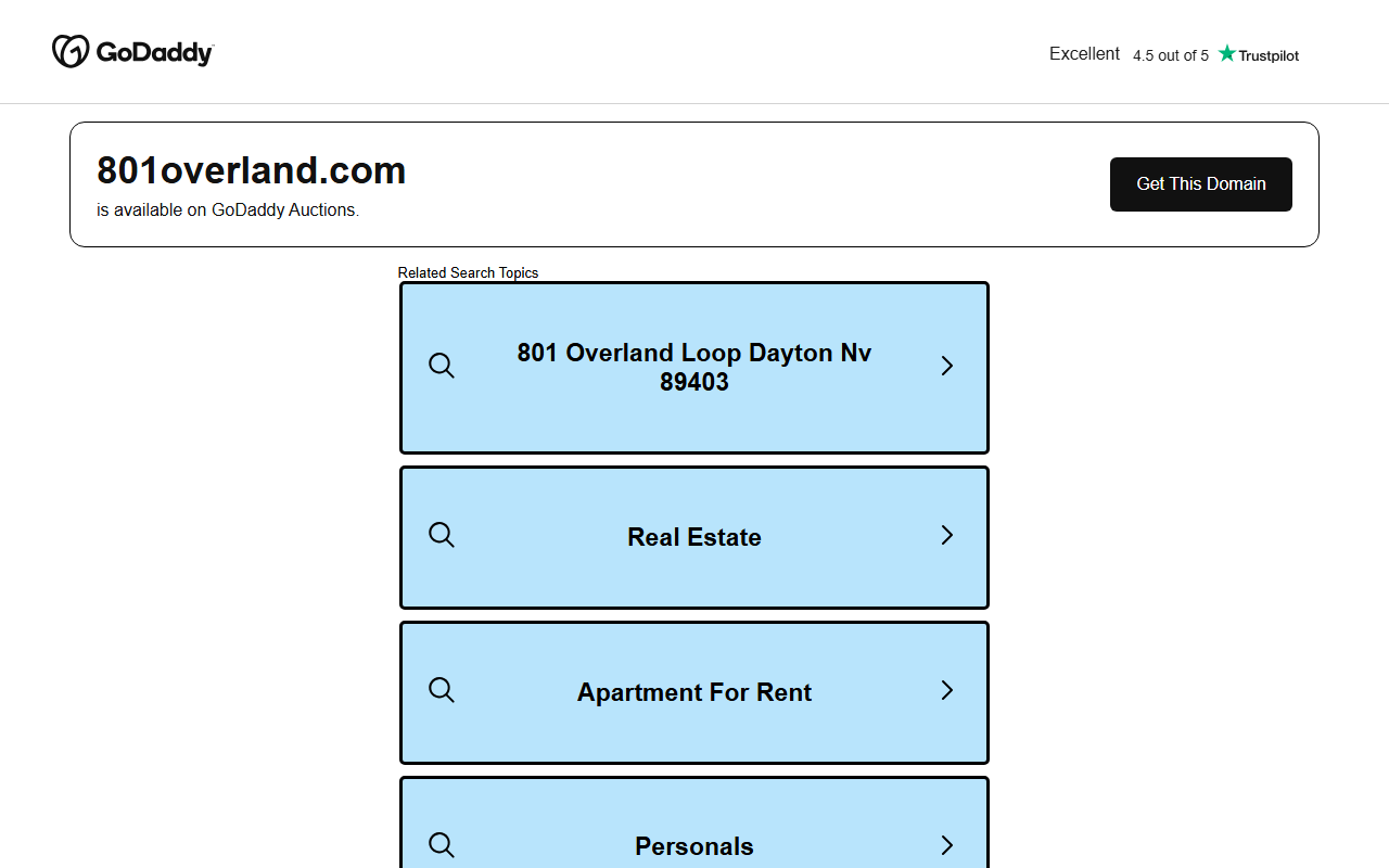 801overland.com screenshot