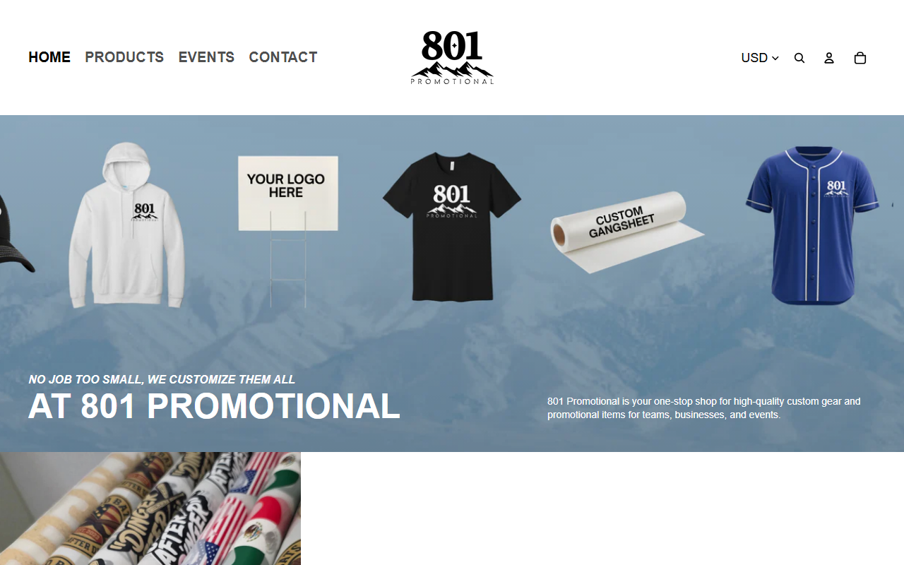 801promotional.com screenshot