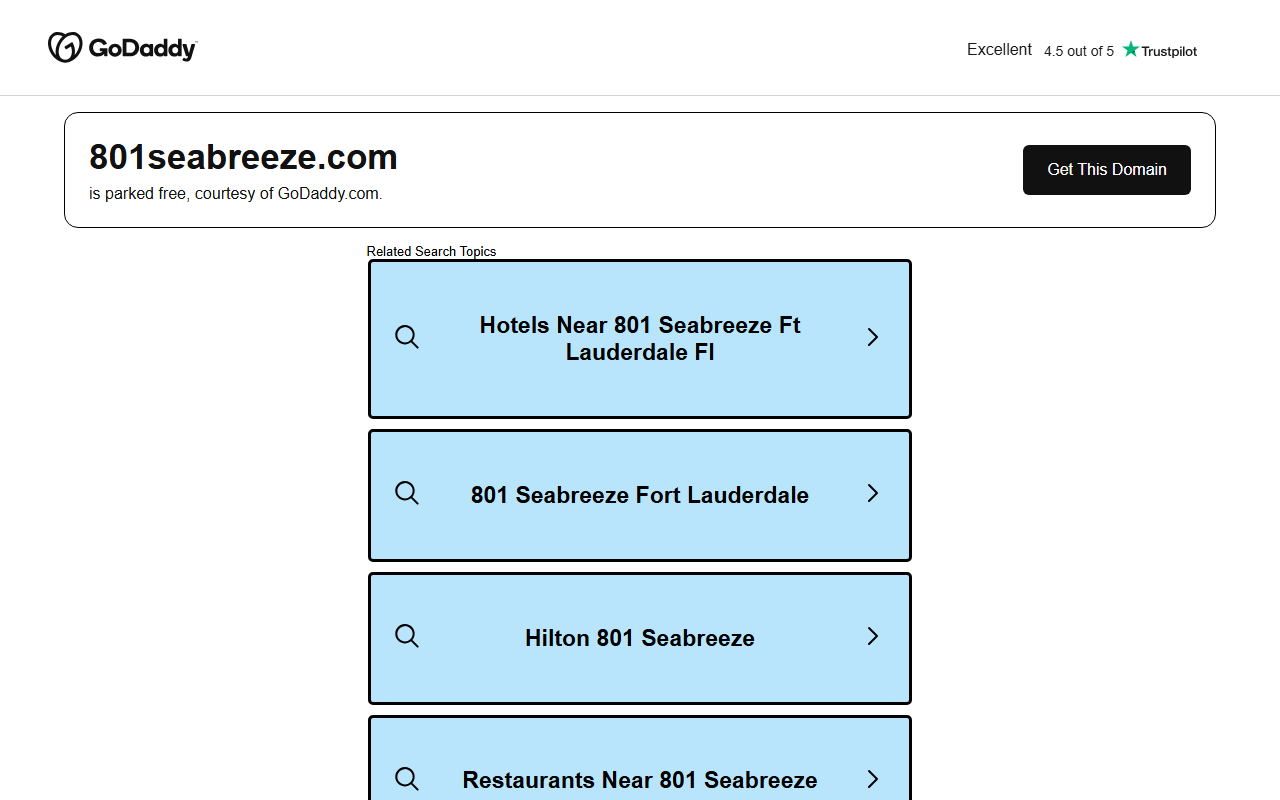 801seabreeze.com screenshot