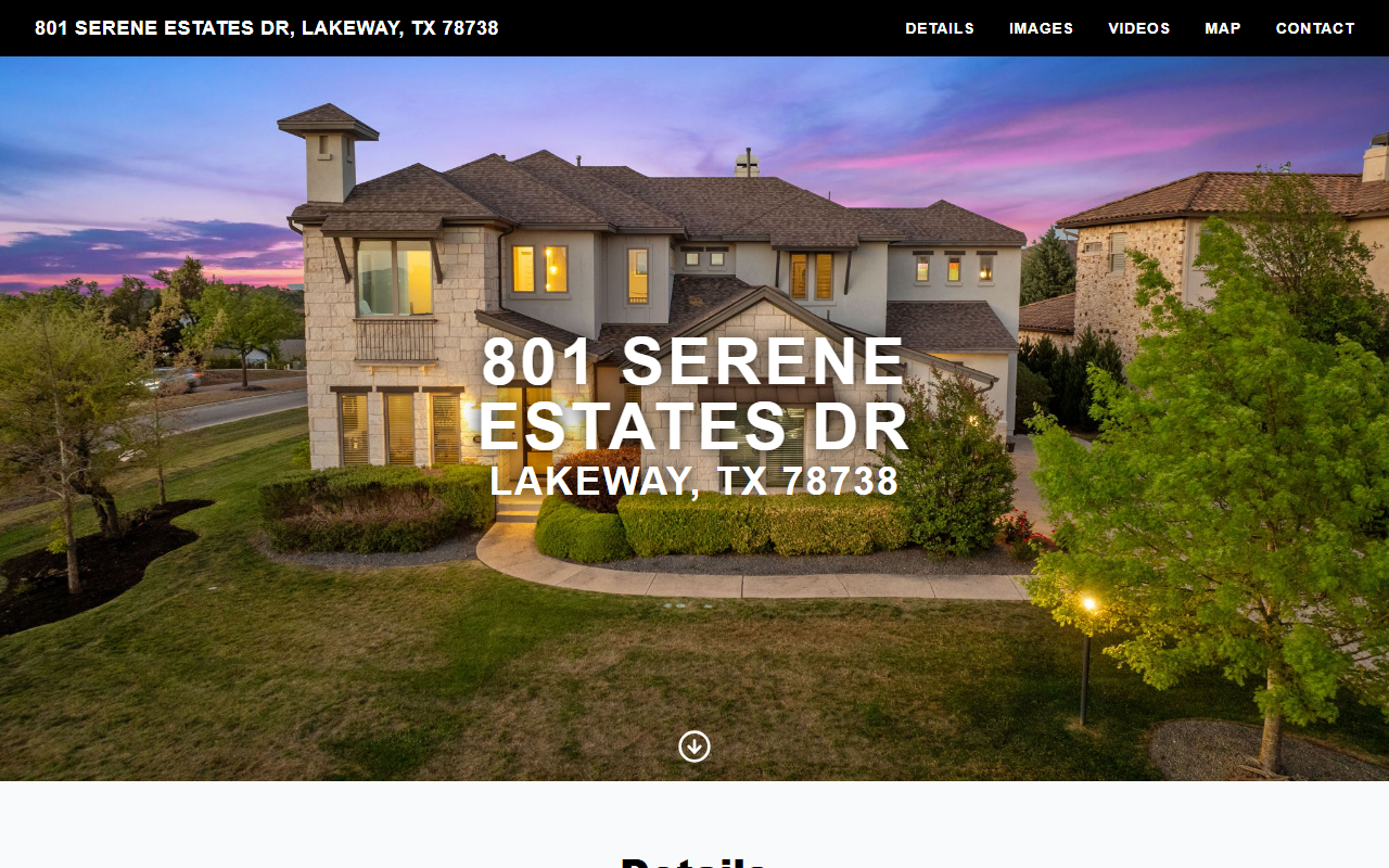 801sereneestates.com screenshot