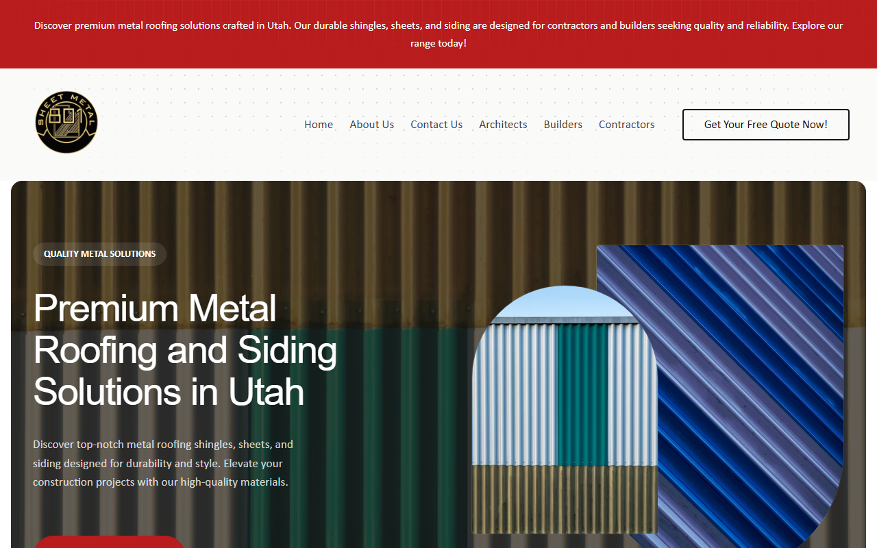 801sheetmetal.com screenshot