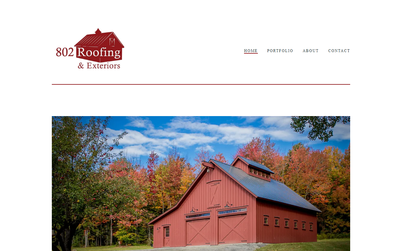 802roofing.com screenshot