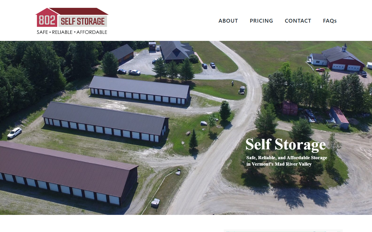 802selfstorage.com screenshot