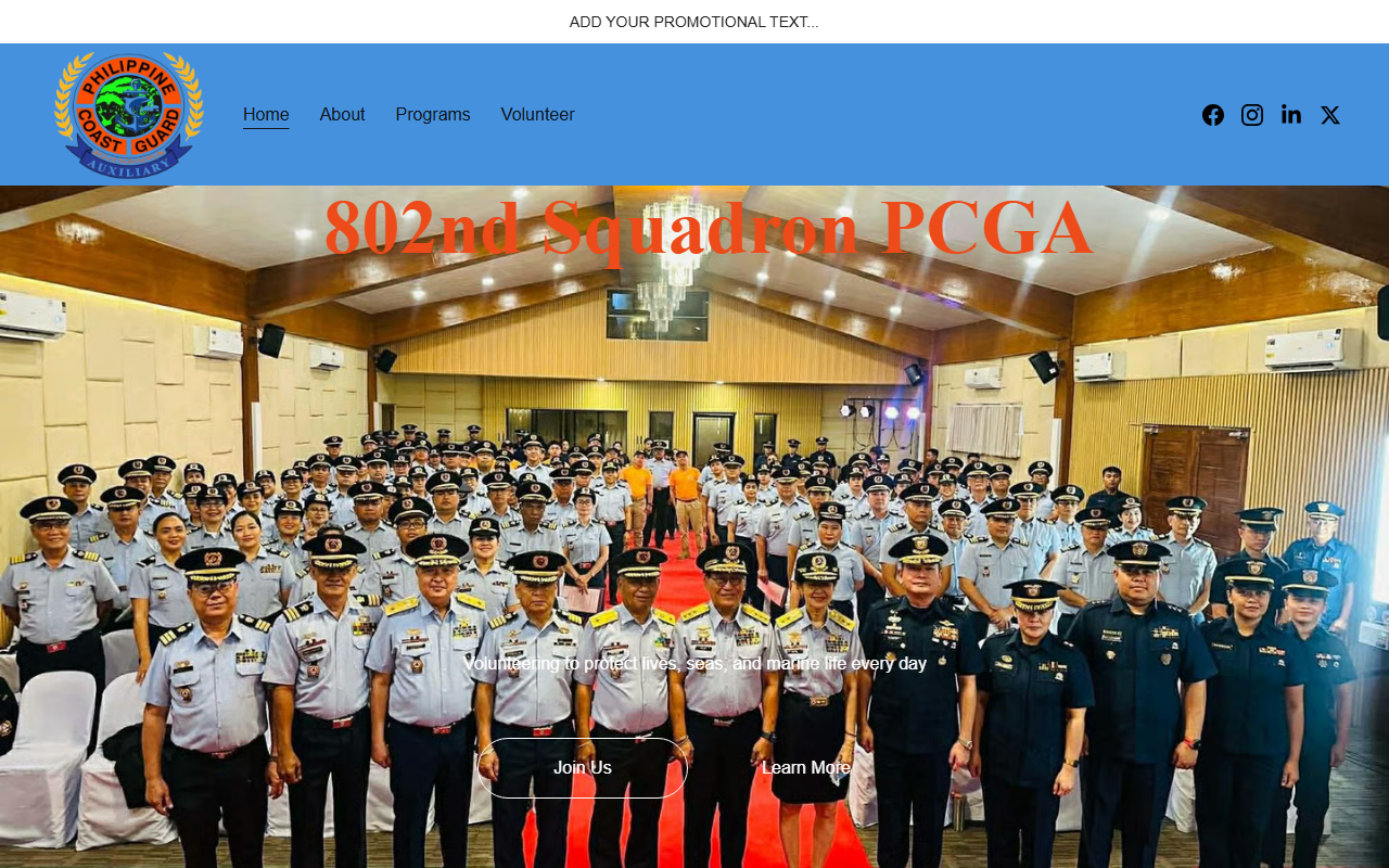 802squadronpcga.com screenshot