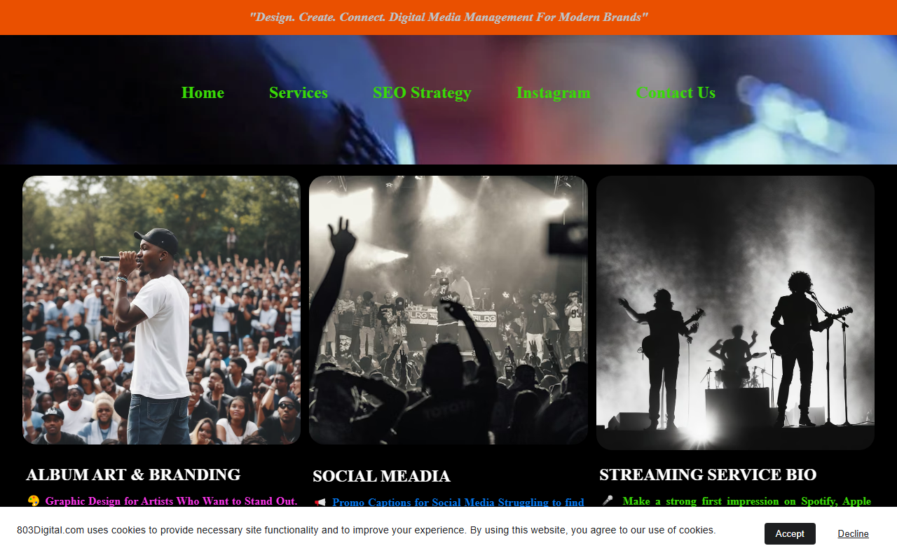 803digital.com screenshot