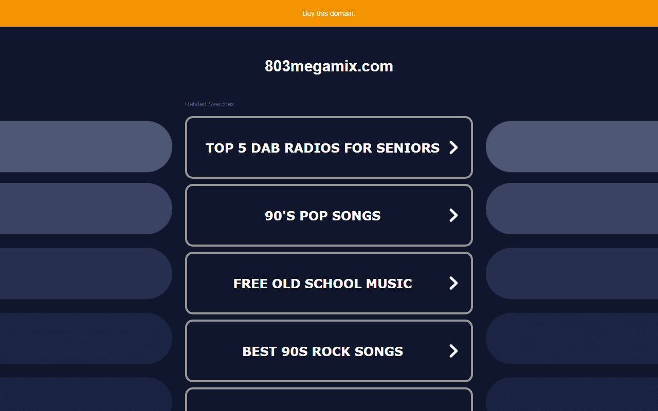803megamix.com screenshot