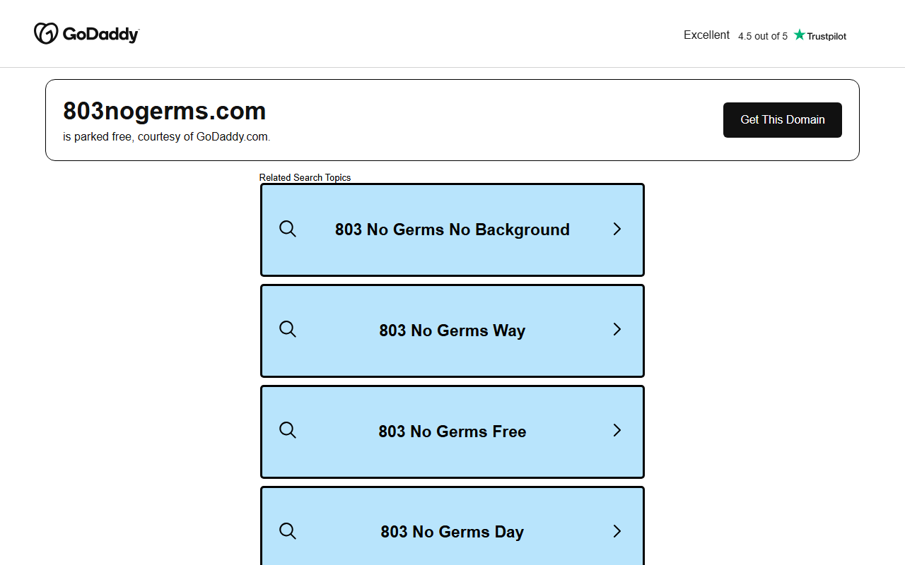 803nogerms.com screenshot