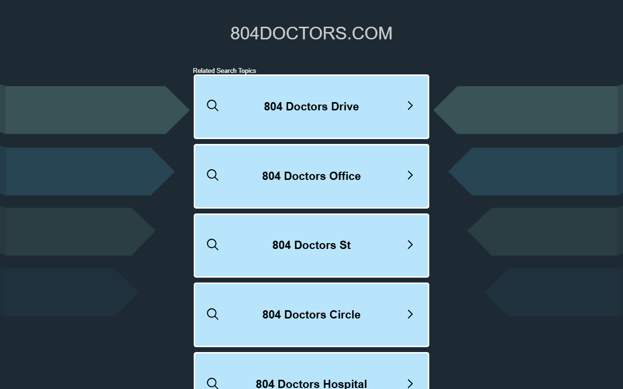 804doctors.com screenshot