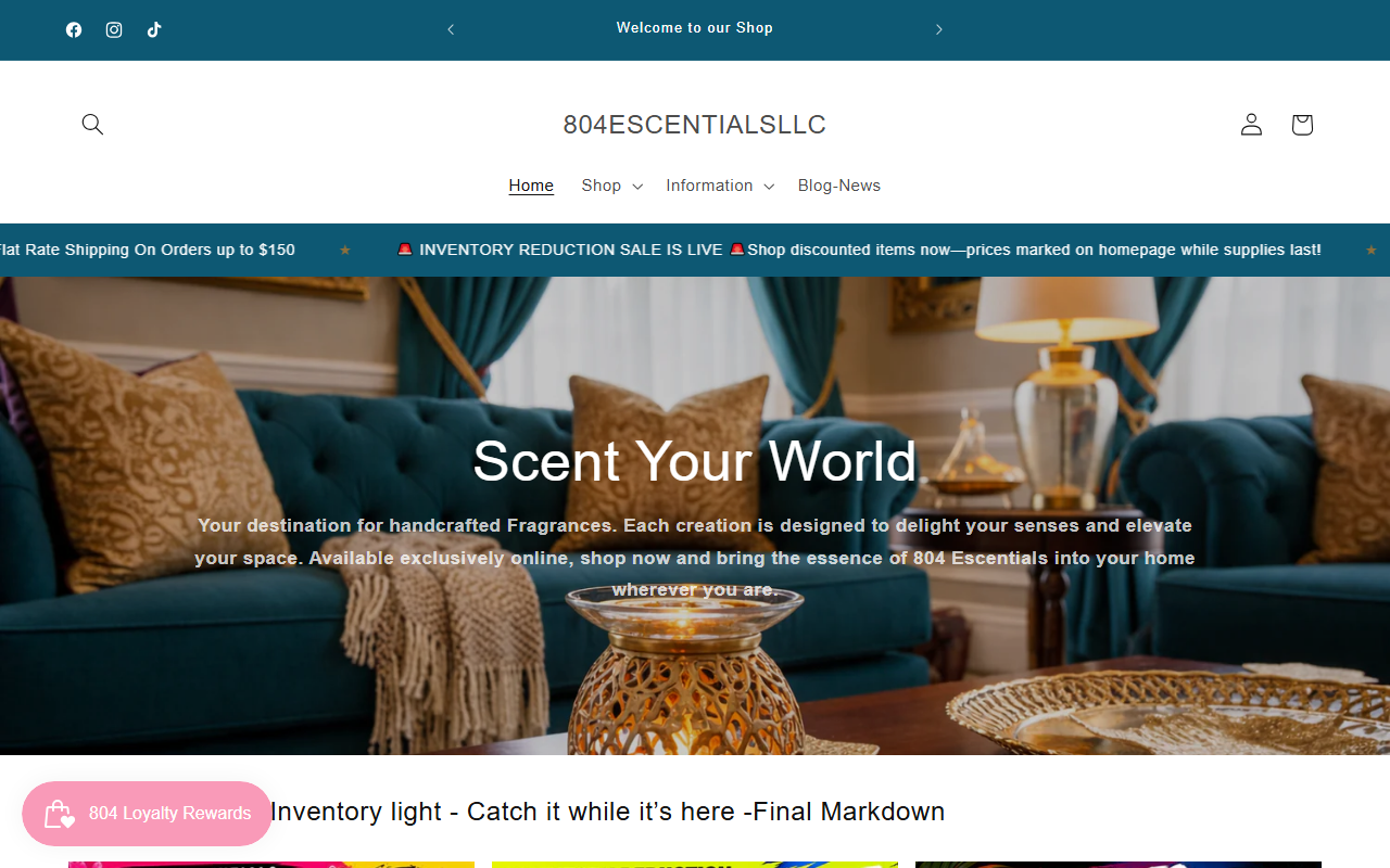 804escentials.com screenshot