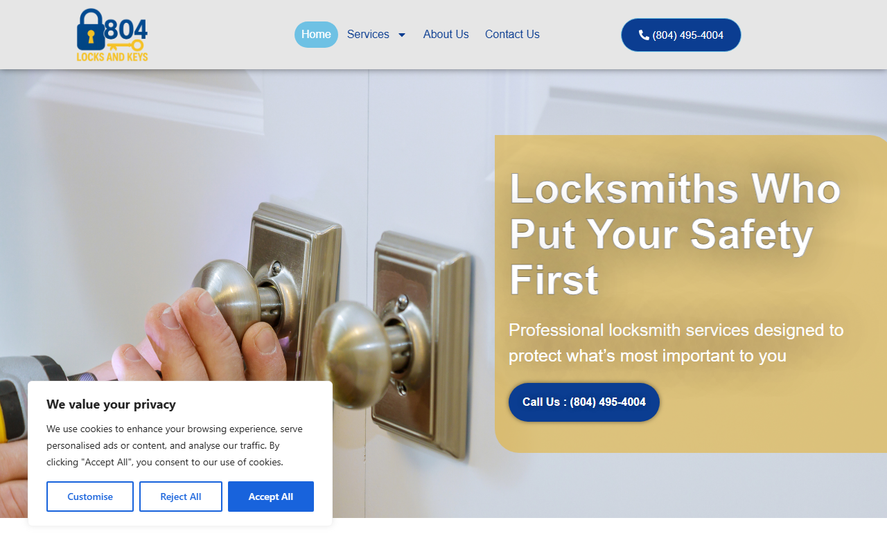 804locksandkeys.com screenshot
