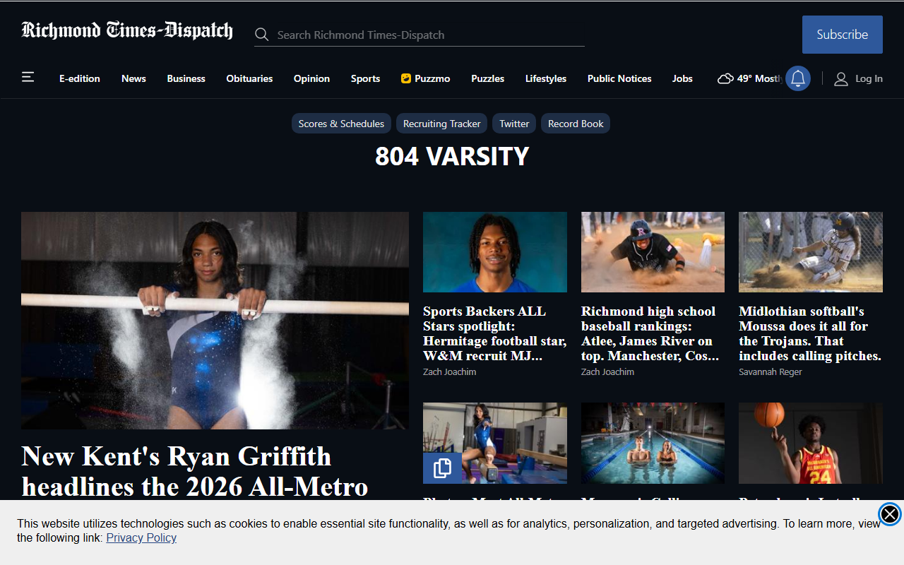 804varsity.com screenshot